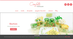 Desktop Screenshot of confetipersonalizado.com