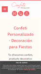 Mobile Screenshot of confetipersonalizado.com